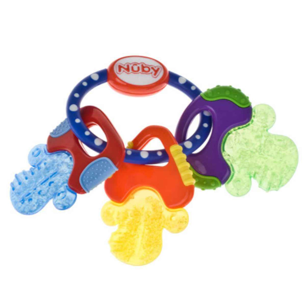 Nuby | Teether Icy Bites Keys | Colours | ChocoLoons