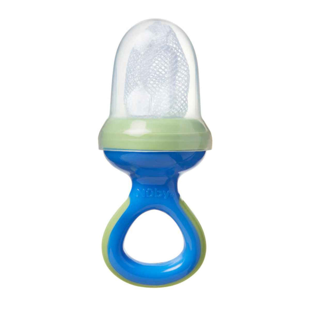 Nuby | The Nibbler | Fresh Food Feeder | Blue | ChocoLoons