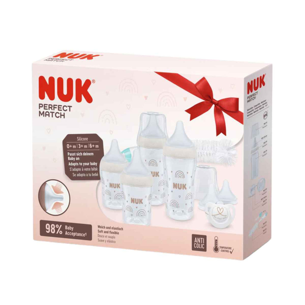 NUK | Perfect Match Perfect Starter Set | In Box | Rainbow | ChocoLoons