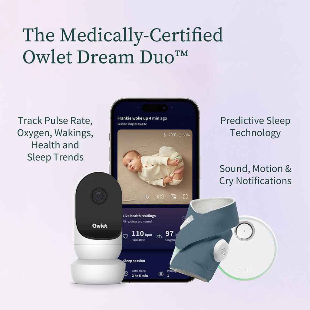 Owlet | Dream Duo™ | Bedtime Blue | Medically Certified | ChocoLoons 