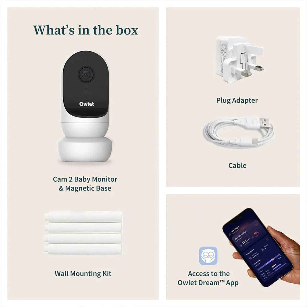 Owlet | Cam® 2 Baby Monitor | Contents | ChocoLoons