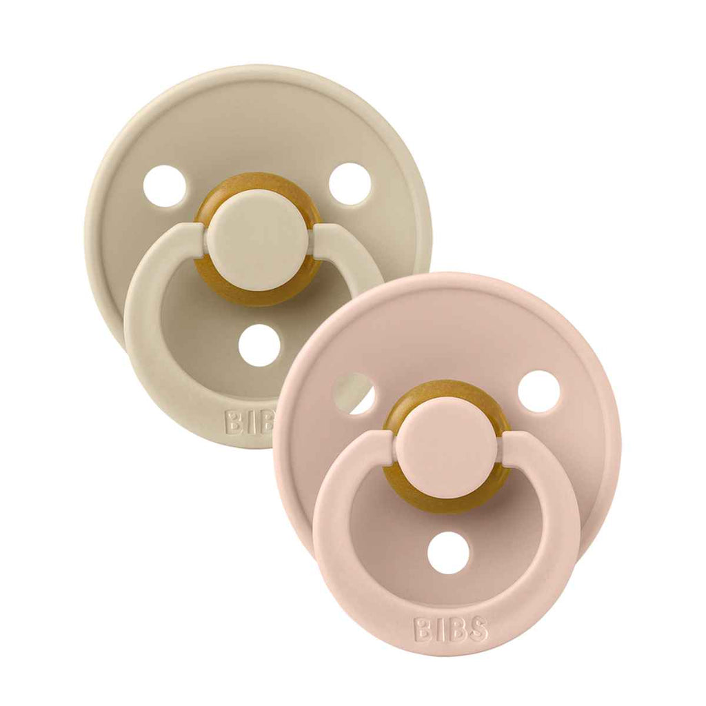BIBS | Pacifier Twin Pack | Vanilla | Blush | ChocoLoons