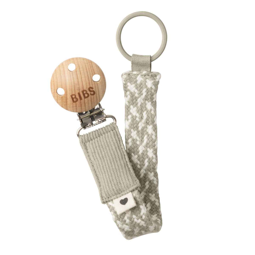 BIBS | Pacifier Clip | Sand | Ivory | ChocoLoons