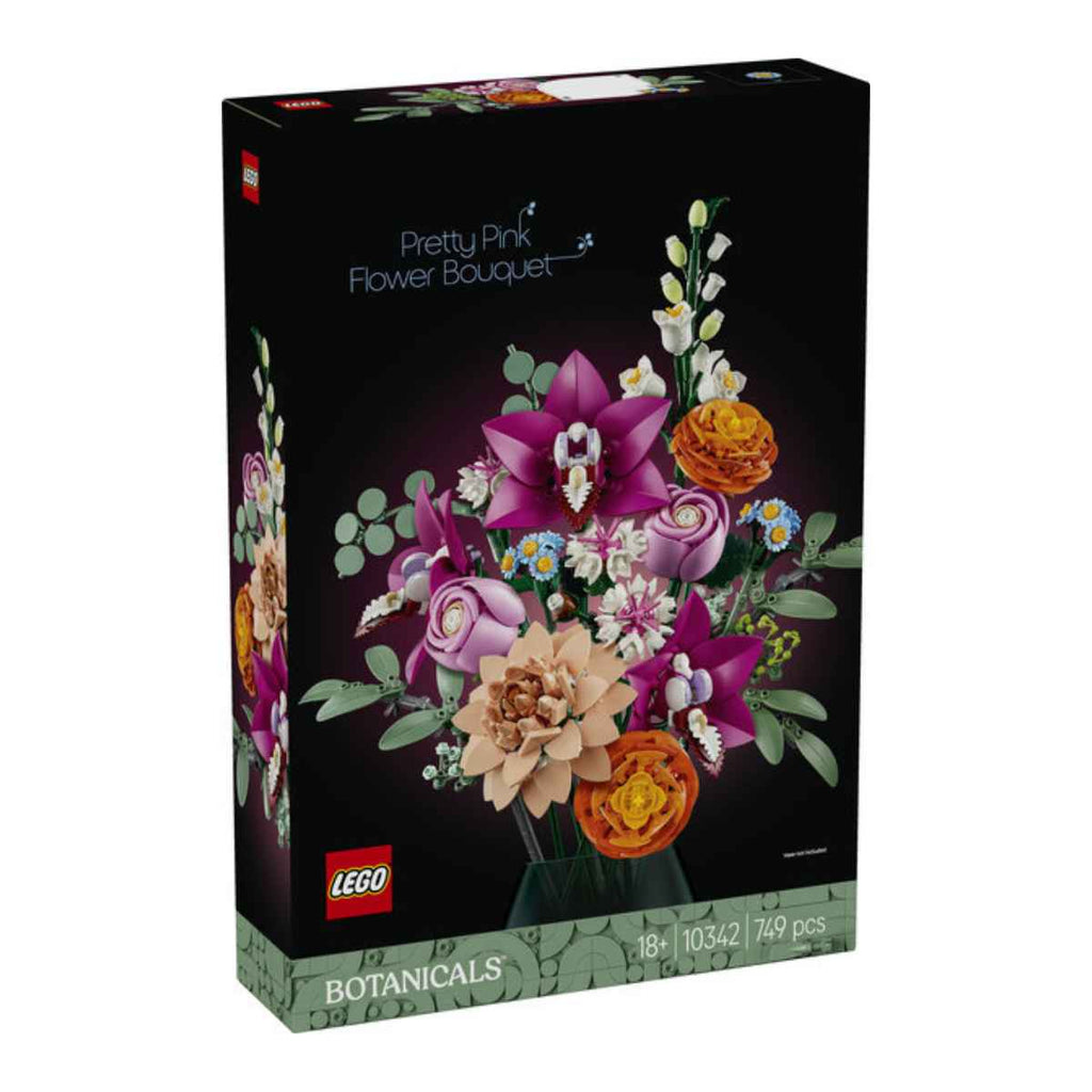 LEGO | Botanical | Pretty Pink Flower Bouquet | ChocoLoons