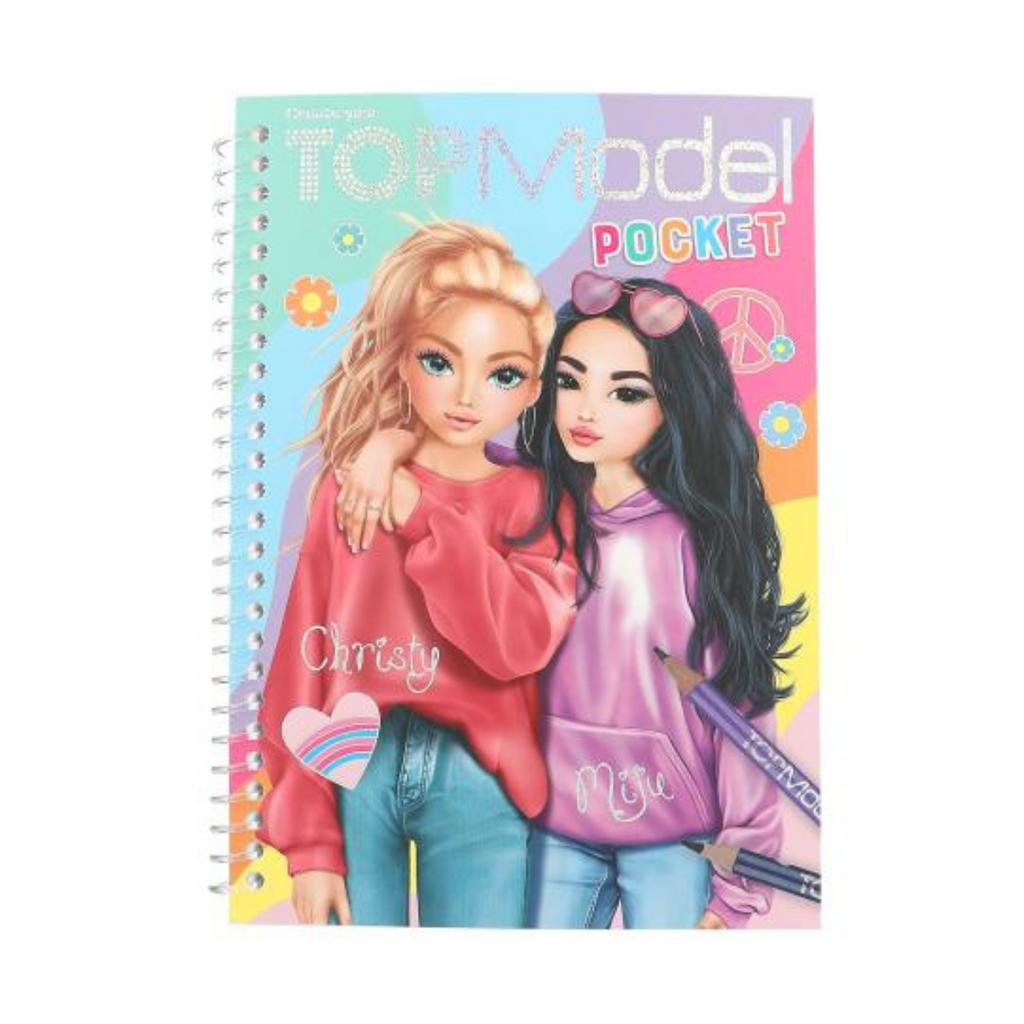 TOPModel | Pocket Colouring Book | ChocoLoons