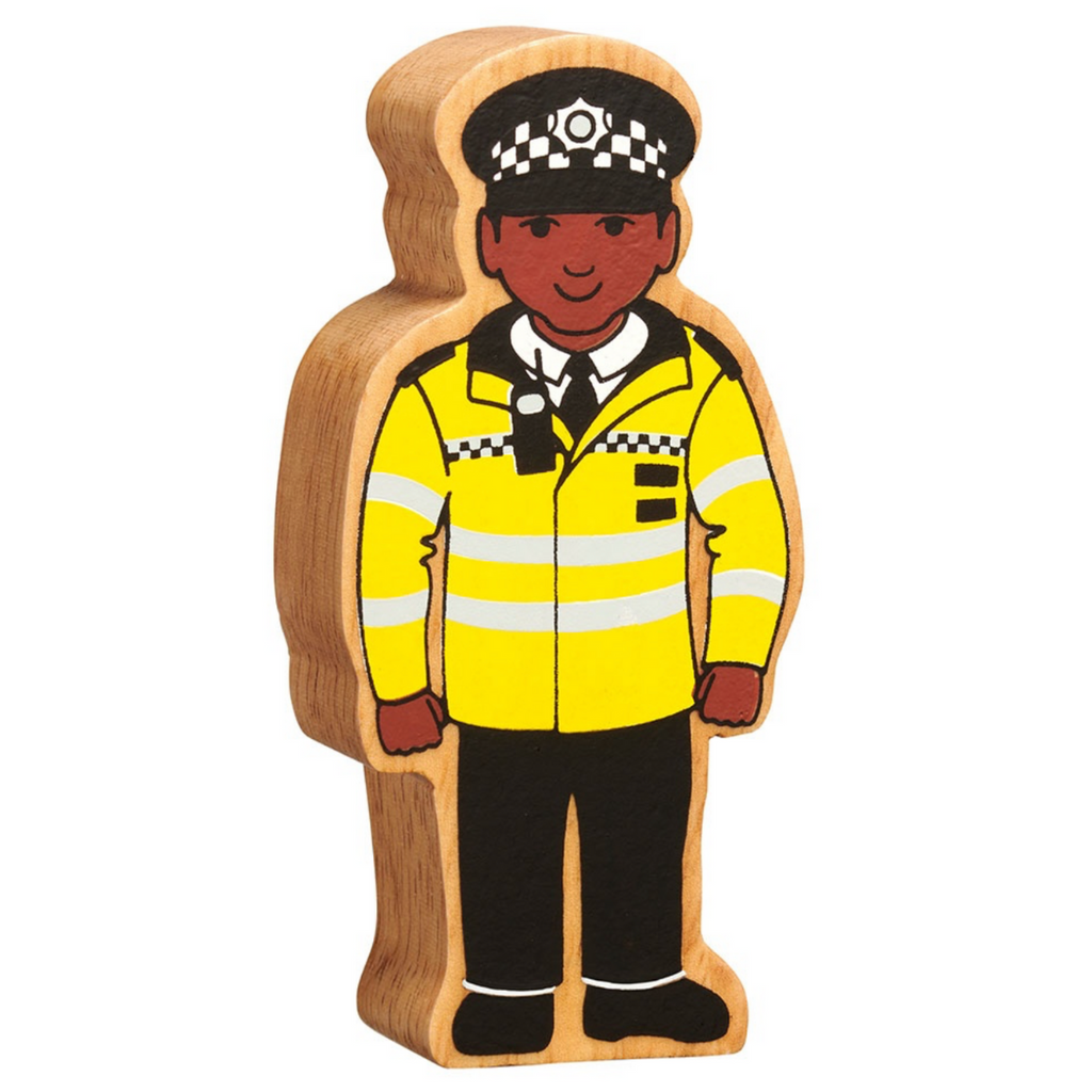 Lanka Kade | Yellow & Black Policeman | Wooden | ChocoLoons