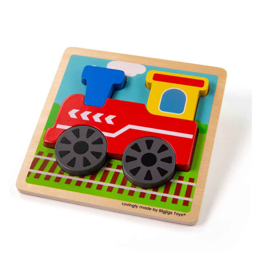 Bigjigs | Chunky Lift Out Train Puzzle | ChocoLoons