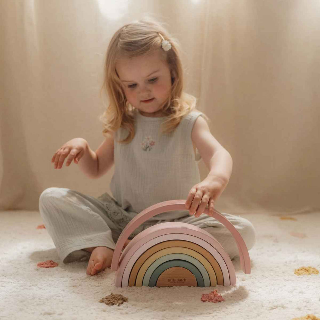 Little Dutch | Girl Playing With Rainbow | ChocoLoons