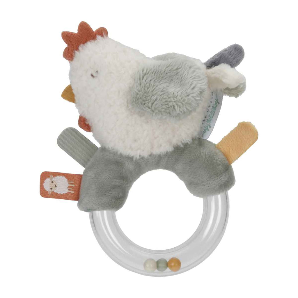 Little Dutch | Chicken Ring Rattle | Little Farm | ChocoLoons