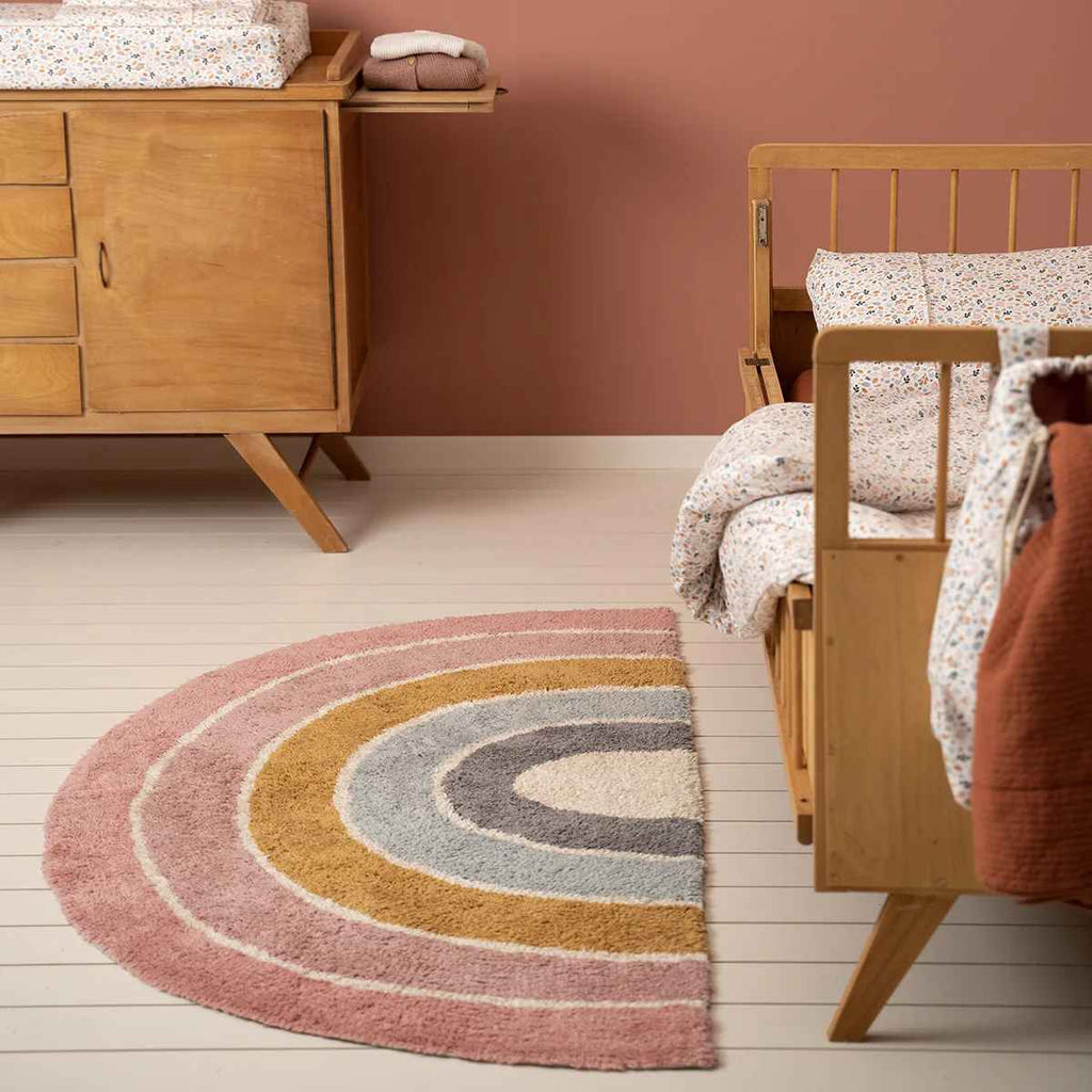 Little Dutch | Rug In Room | Rainbow Pink | ChocoLoons