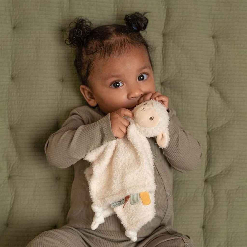 Little Dutch | Baby With Cuddle Cloth | Sheep Little Farm | ChocoLoons