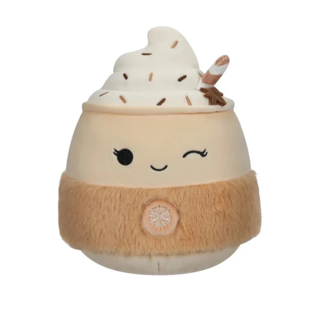 Squishmallow | Christmas Plush | Eggnog | Whipped Cream | Christmas Squishmallow | 7.5 Inches | ChocoLoons