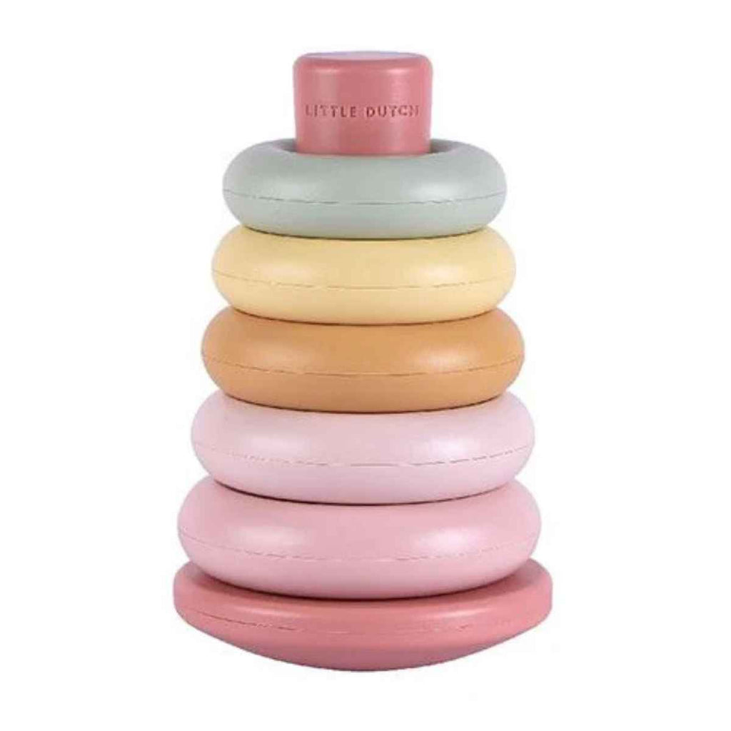 Little Dutch | Stacking Rings | Assorted Colours | Pink | ChocoLoons