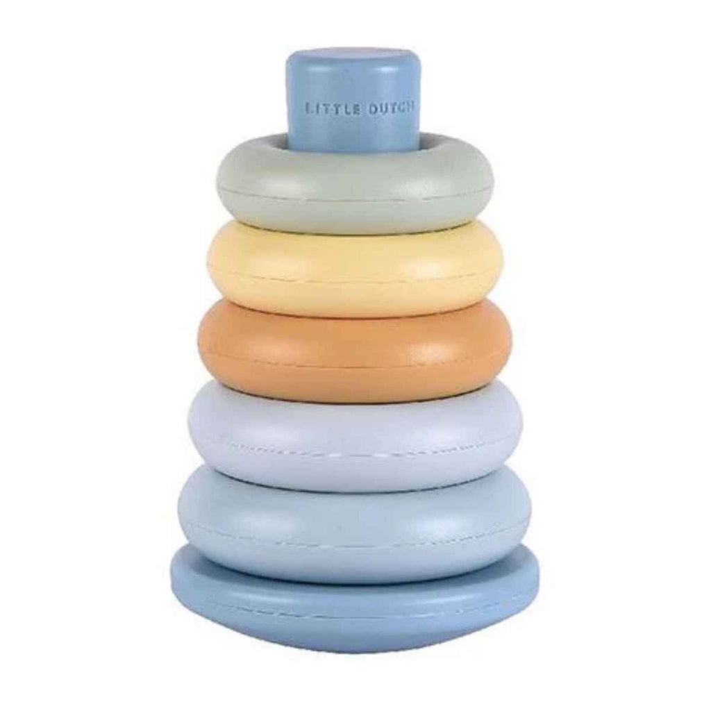 Little Dutch | Stacking Rings | Assorted Colours | Blue | ChocoLoons