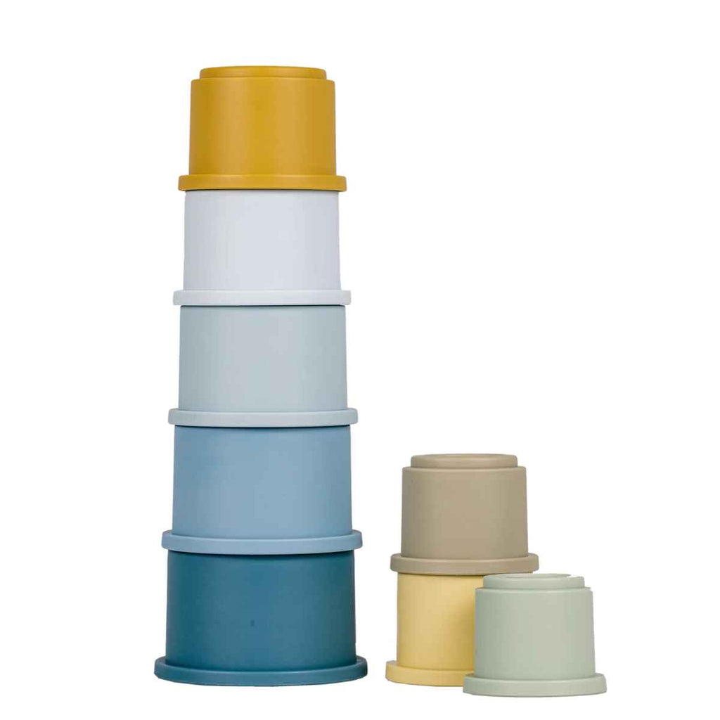 Little Dutch | Stacking Cups | Blue | ChocoLoons