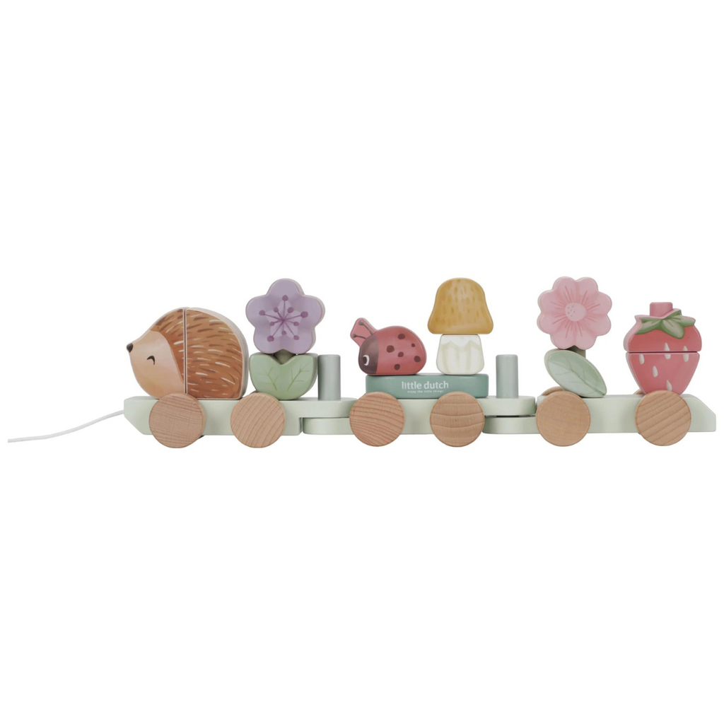 Little Dutch | Hedgehog Stacking Train | Fairy Garden | ChocoLoons