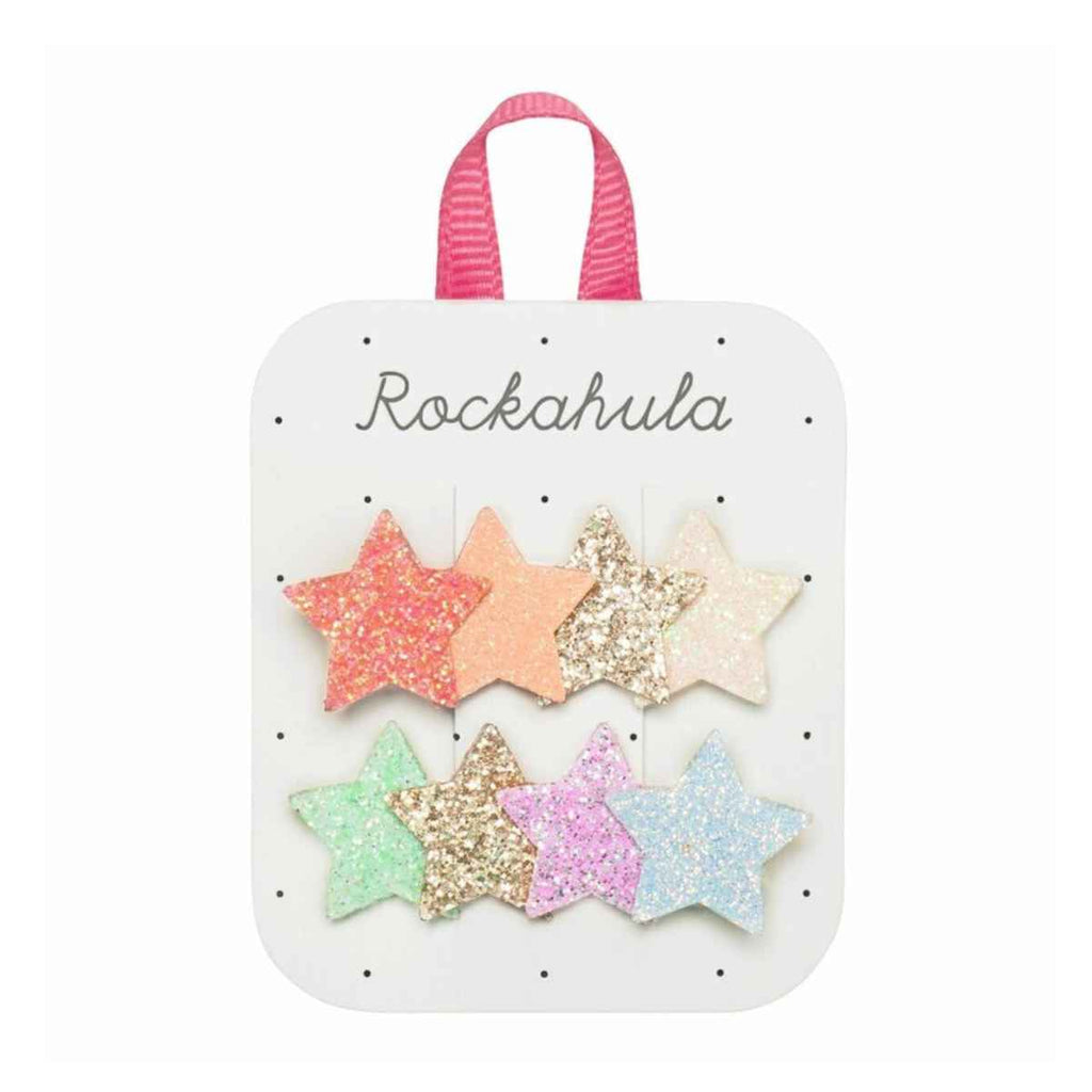 Rockahula Kids | Rainbow Shimmer Star Clips | ChocoLoons