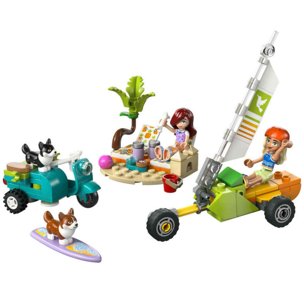 LEGO | Friends | Surfing Dogs and Scooter Adventure | Out Of Box | ChocoLoons