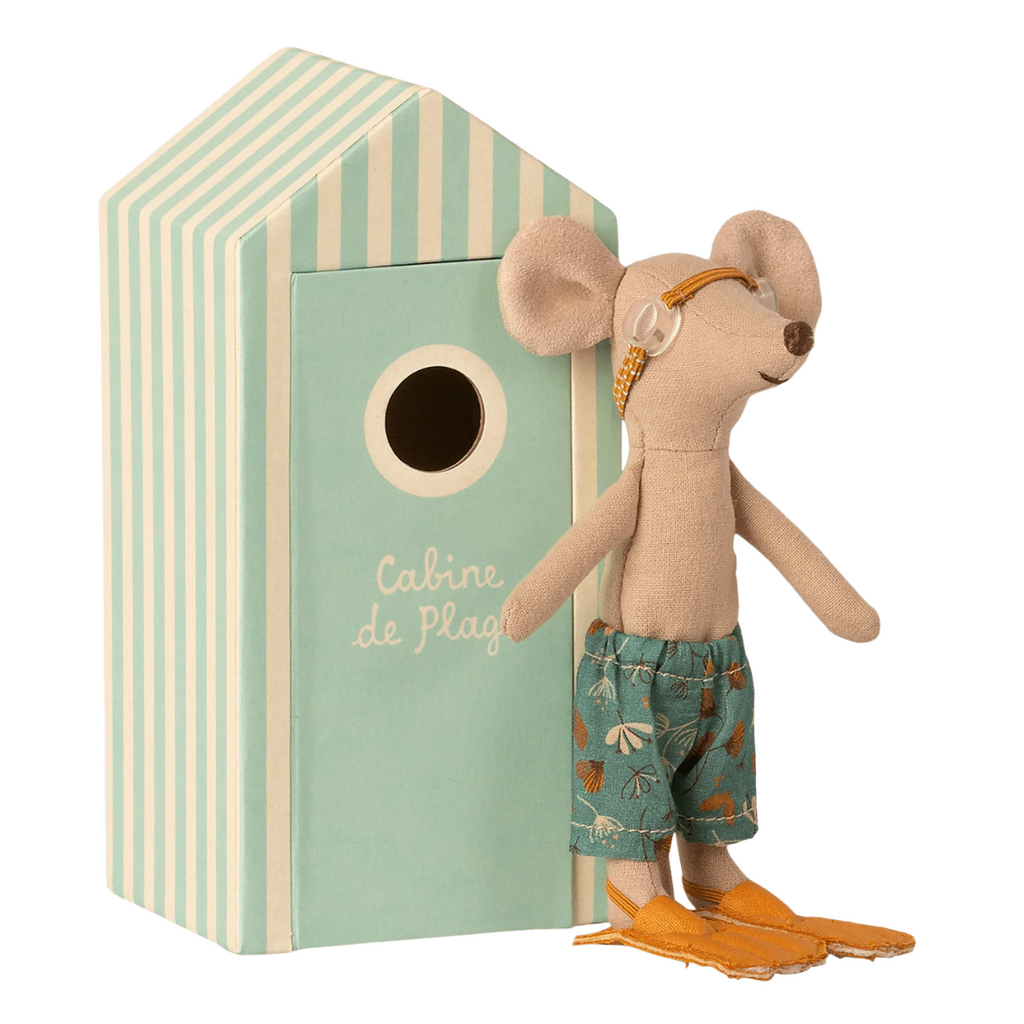 Maileg | Beach mice | Big Brother in Cabin de Plage | ChocoLoons