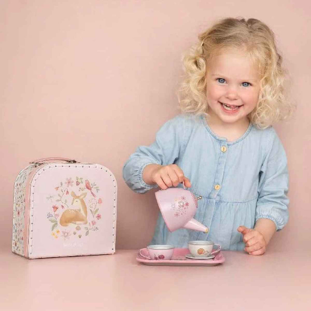 Little Dutch | Girl Playing With Tea Set | ChocoLoons