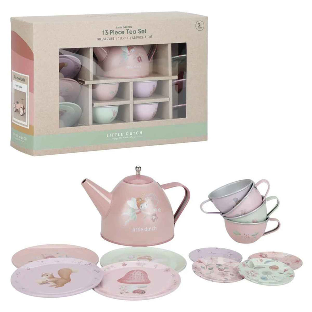 Little Dutch | 13 Piece Tea Set | Fairy Garden | ChocoLoons