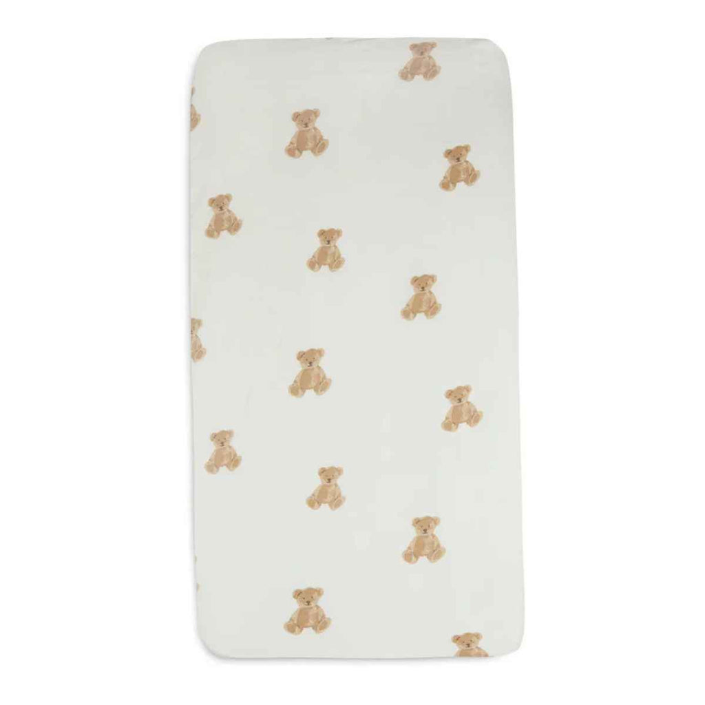 Jollein | Fitted Sheet Jersey | Teddy Bear | ChocoLoons