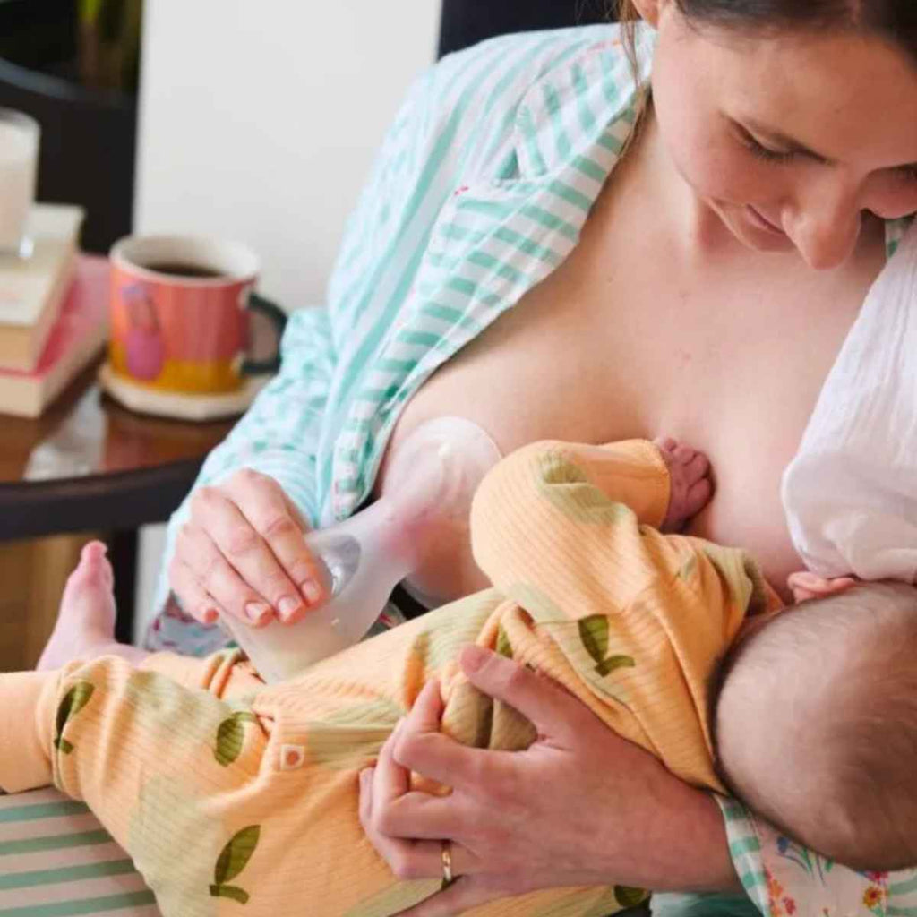 Tommee Tippee | Mum Using Made for Me™ Silicone Breast Pump | ChocoLoons