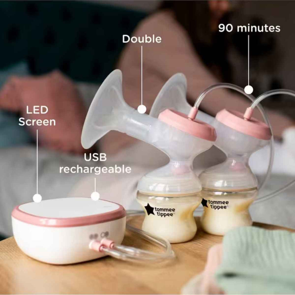 Tommee Tippee | Made for Me™ | Double Electric Breast Pump | White | Information | ChocoLoons