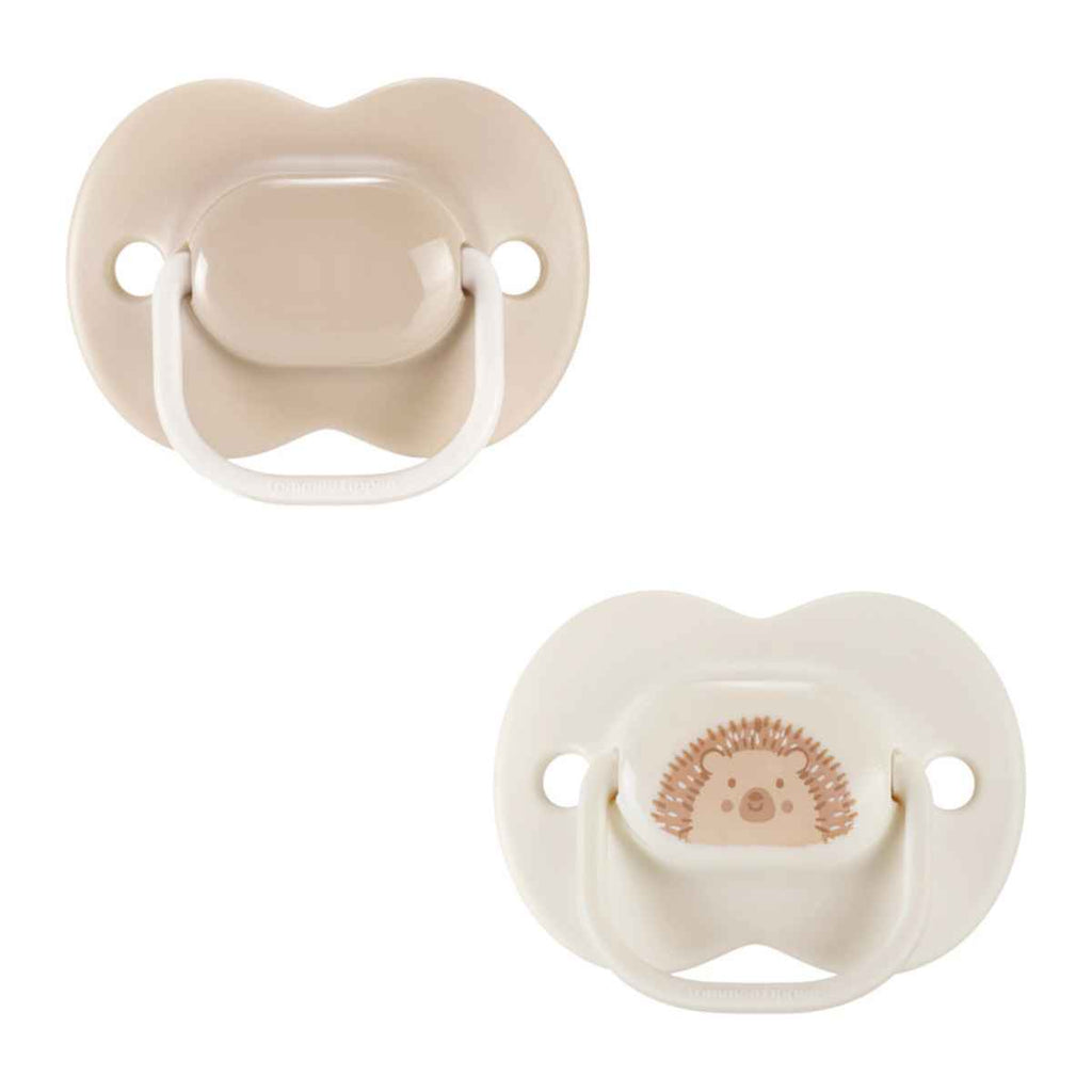 Tommee Tippee | BB Anytime Soothers 0-6Mths | Neutral | Hedgehog | ChocoLoons