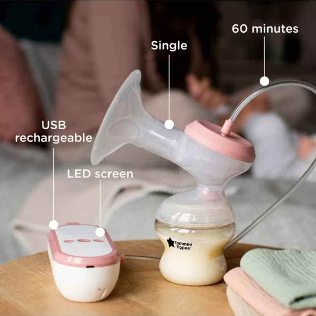 Tommee Tippee | Made for Me™ | Single Electric Breast Pump | White | Information | ChocoLoons