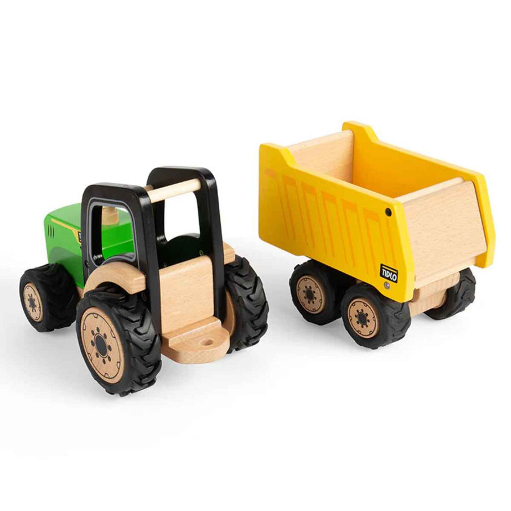 Tidlo | Country Tractor And Trailer | Separated | Two Piece | ChocoLoons