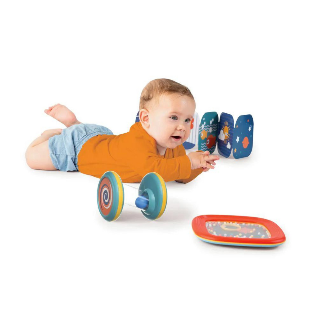 Halilit | Tummy Time Sensory Kit | Baby Playing With Sensory Toys | ChocoLoons
