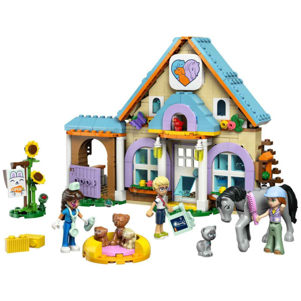 LEGO | Friends | Horse and Pet Vet Clinic | Front Side | ChocoLoons