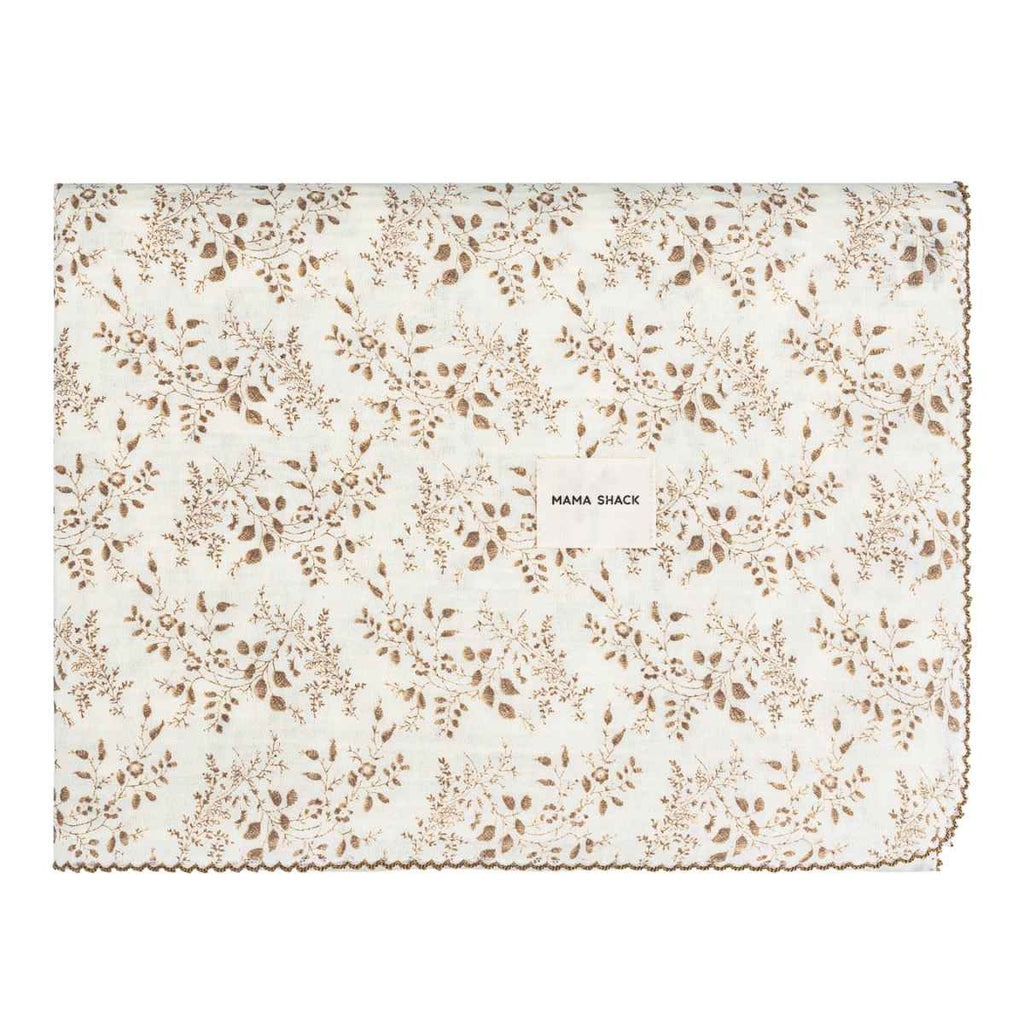 Mama Shack | Muslin Swaddle Blanket | Vintage Floral | ChocoLoons