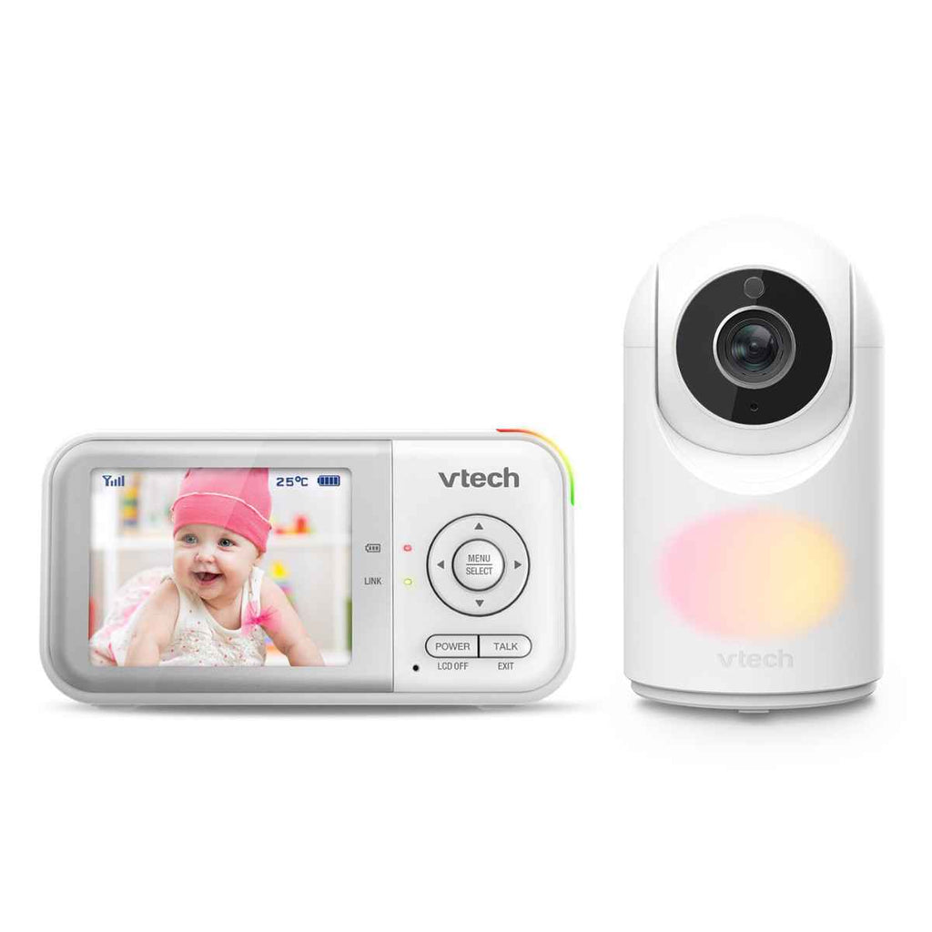VTech | 2.8" Pan & Tilt Video Baby Monitor With Nightlight Front Facing | ChocoLoons