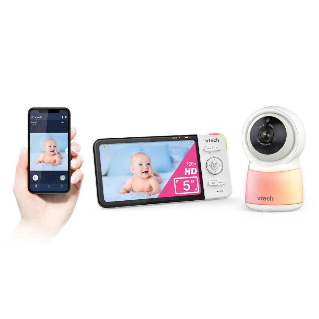  VTech | 5" Smart Wi-Fi 1080p Video Baby Monitor | ChocoLoons