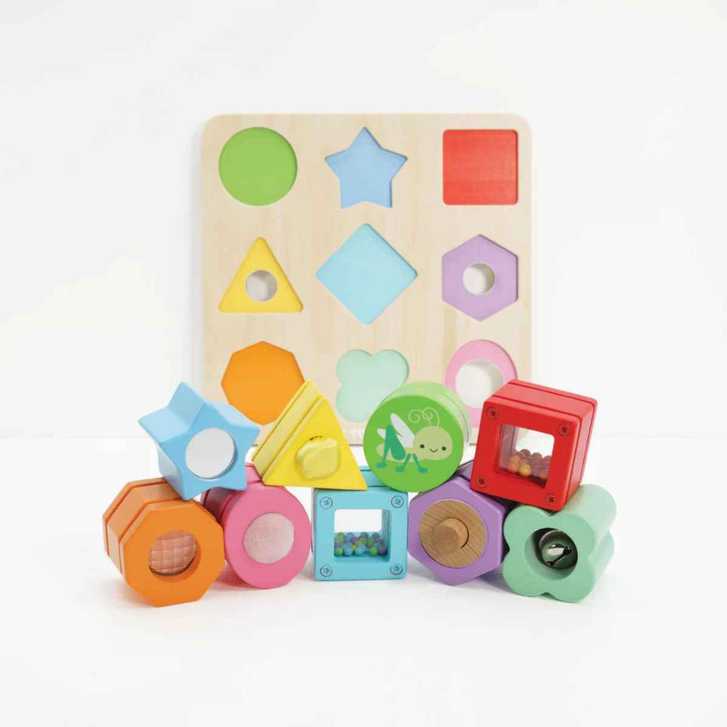 Le Toy Van | Sensory Shapes | Wooden Toy | Display View | ChocoLoons