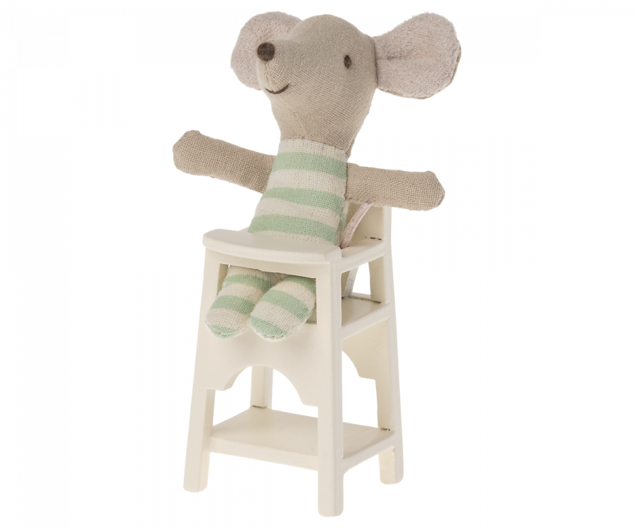 Maileg Mouse Sitting In Miniature High Chair | ChocoLoons