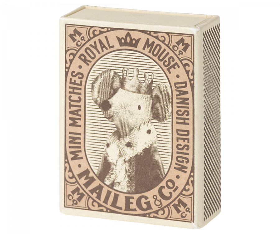 Maileg Baby Mouse Matchbox | Rose | ChocoLoons