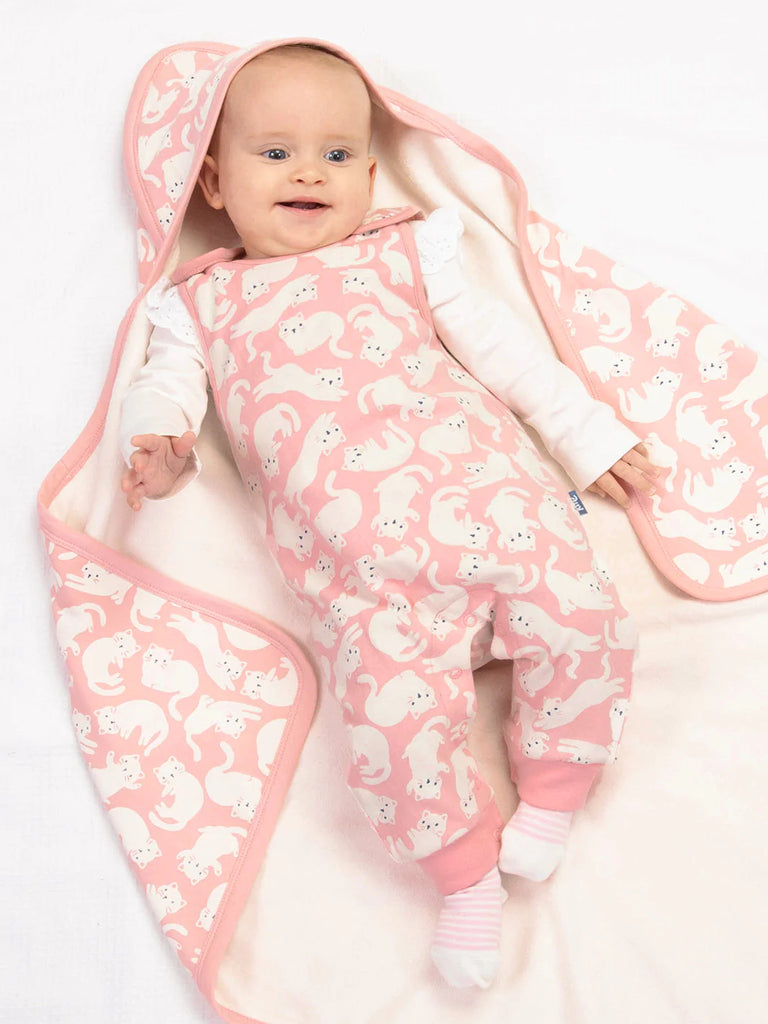 Kite Clothing | Baby Wearing A Set Of Pink Kitty Cat Dungarees | ChocoLoons