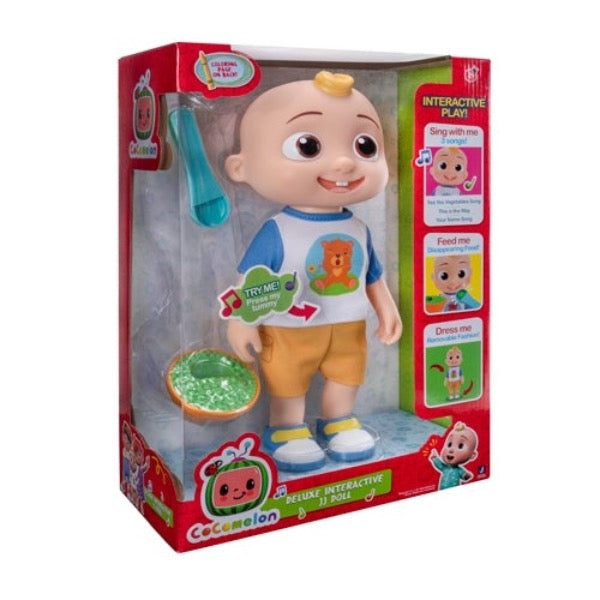 CoComelon Deluxe Interactive JJ Doll | Boxed | Chocoloons