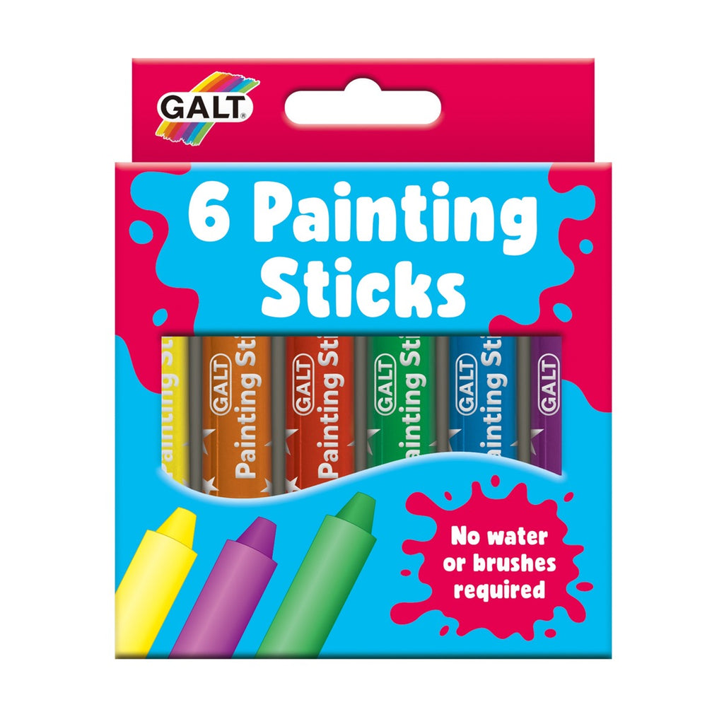 Galt Toys | 6 Painting Sticks | Front View | ChocoLoons