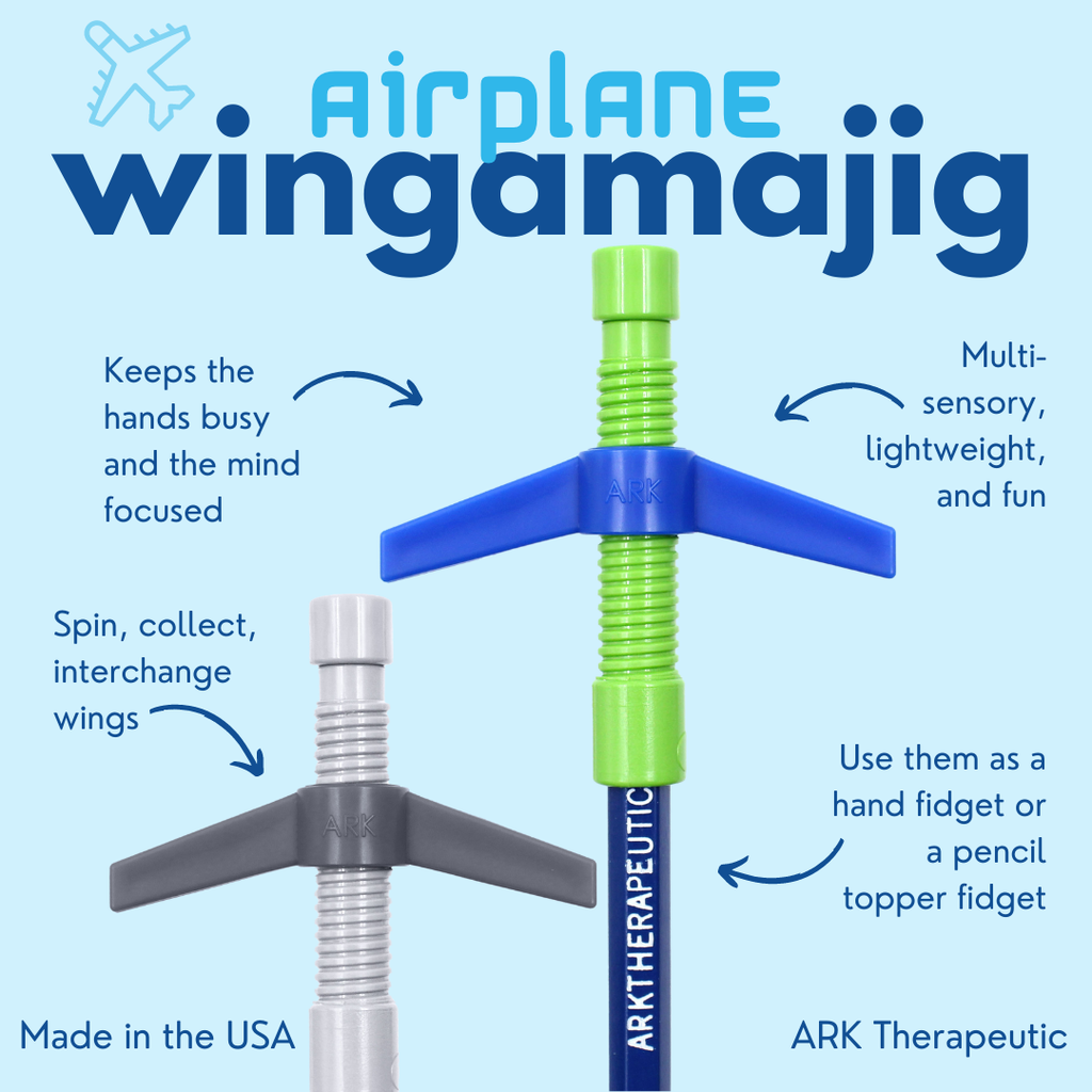 Ark Wingamajigs Airplane Spinning Fidget Toy | Chocoloons