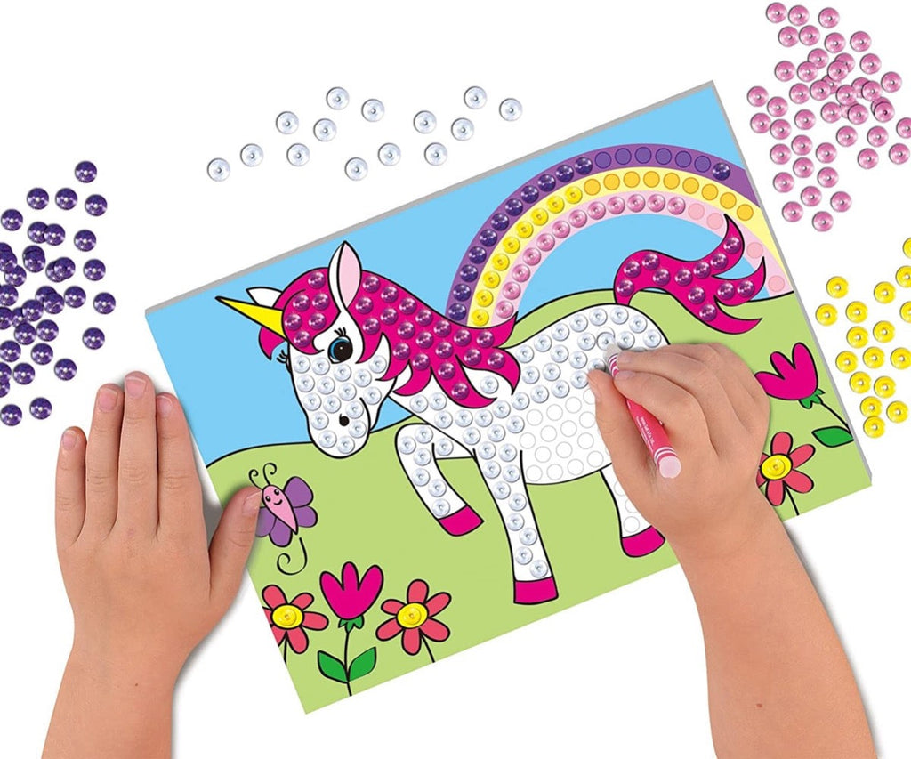 Girl Playing With Sensational Sequins Fairies & Unicorns Set | Chocoloons