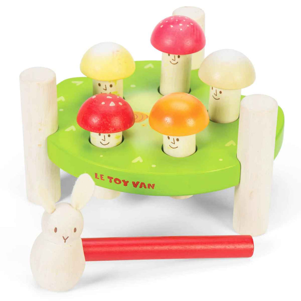 Le Toy Van | Mr Mushrooms Hammer Game | Side View | ChocoLoons