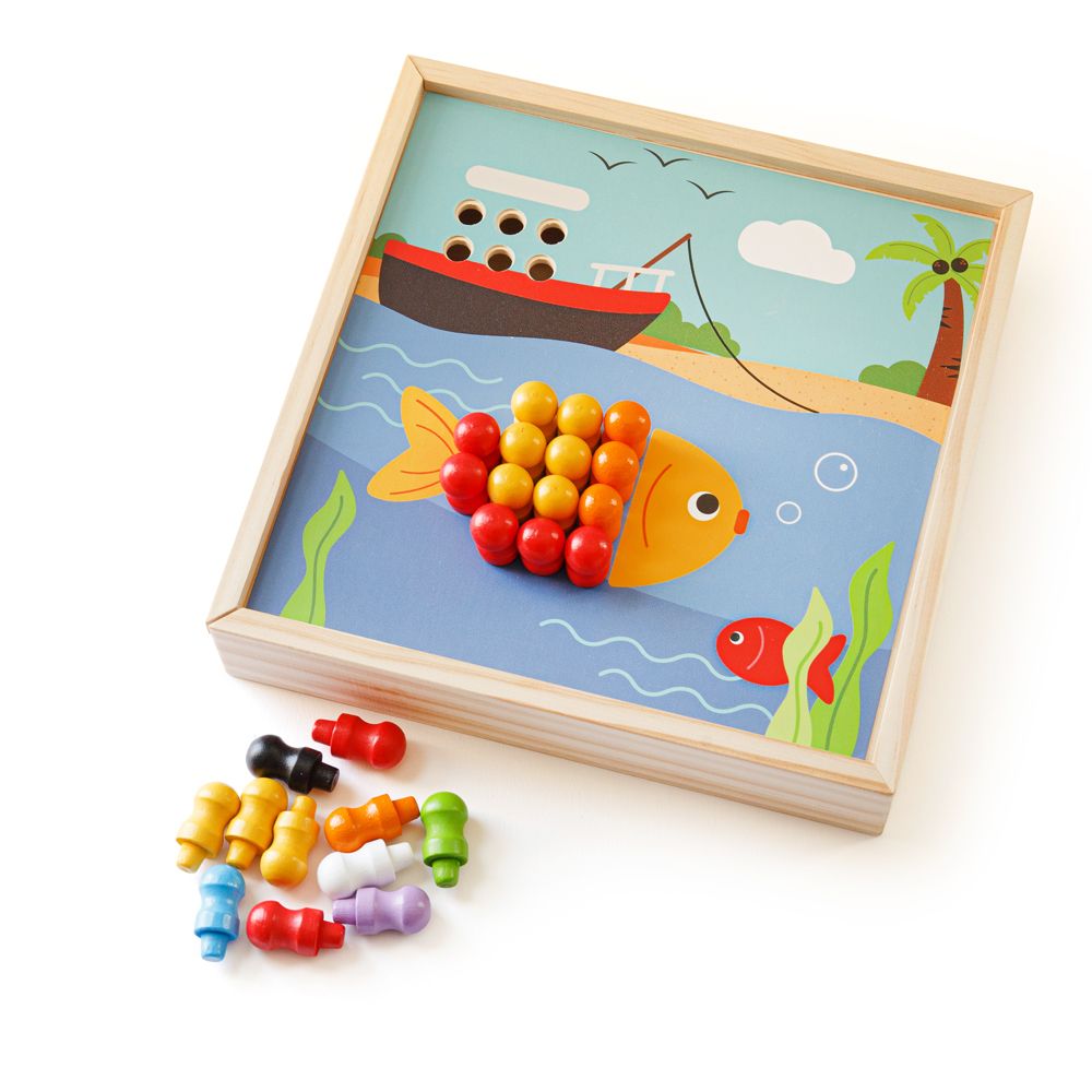 Seaside Peg Board Game | Chocoloons