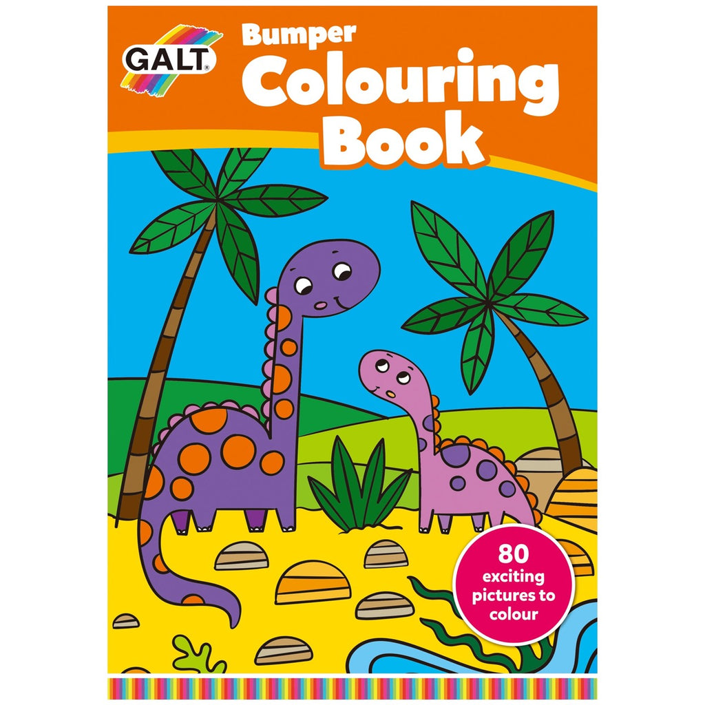 Galt Toys | Bumper Colouring Book | Front View | ChocoLoons
