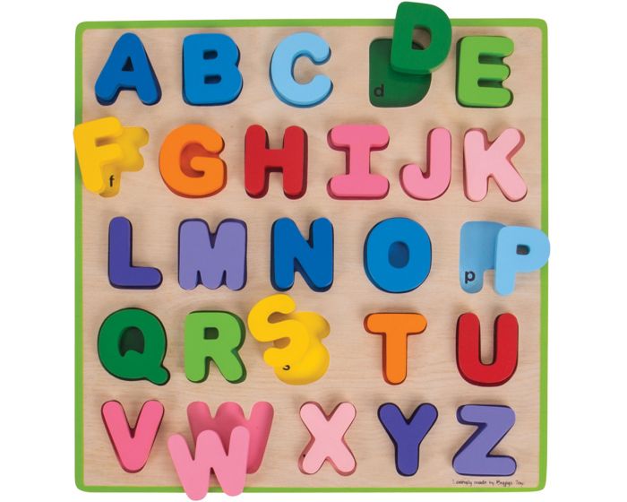 Wooden Alphabet Jigsaw Puzzle | Chocoloons