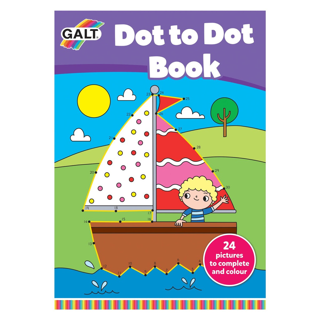 Galt Toys | Dot to Dot Book | Front View | ChocoLoons