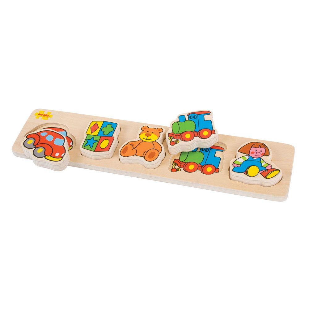 Bigjigs Wooden First Jigsaw Puzzle | Chocoloons